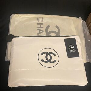 GWP White Pouch with Iconic Logo